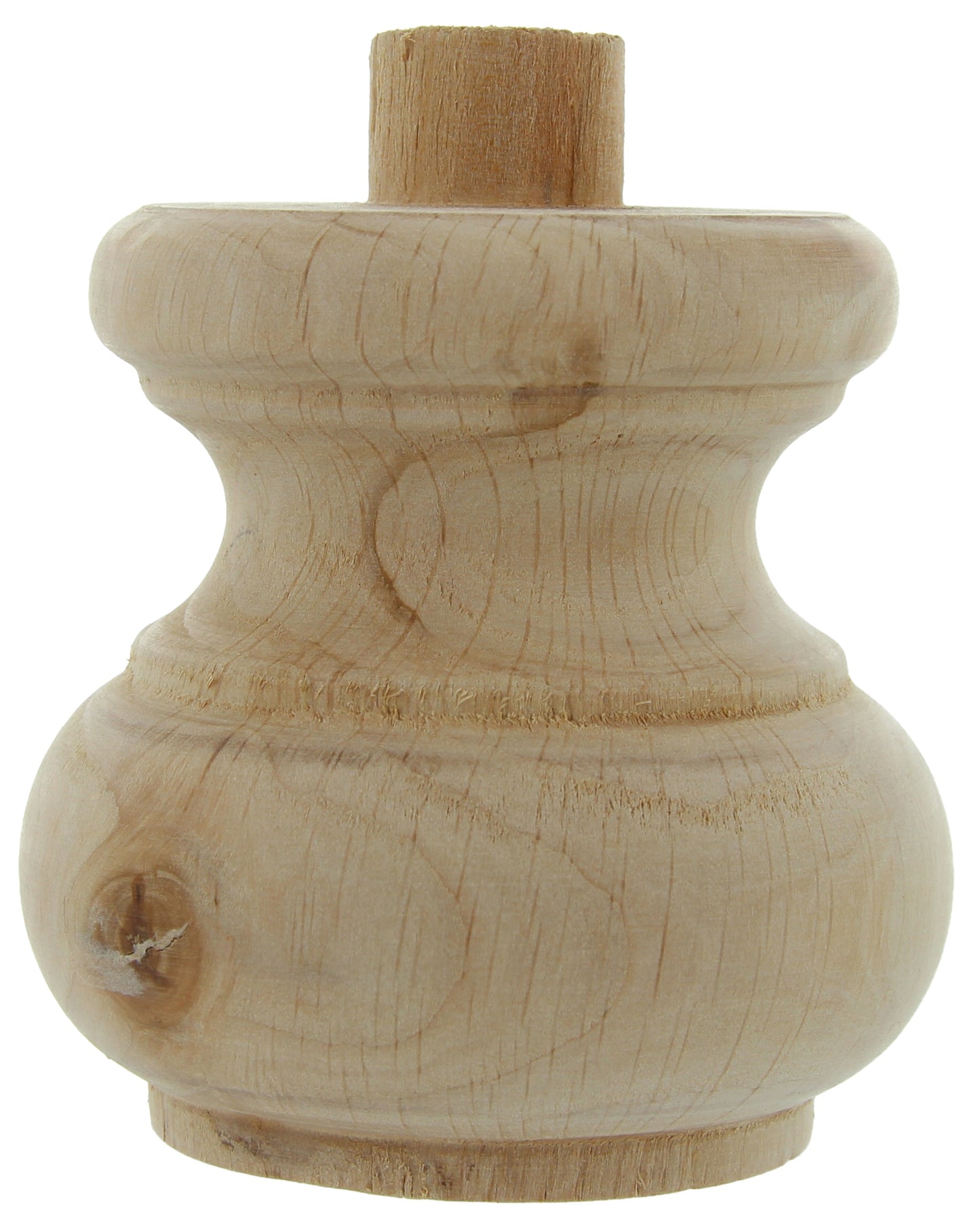 PIEDE LEGNO GREZZO ART.53008 MM. 80X75