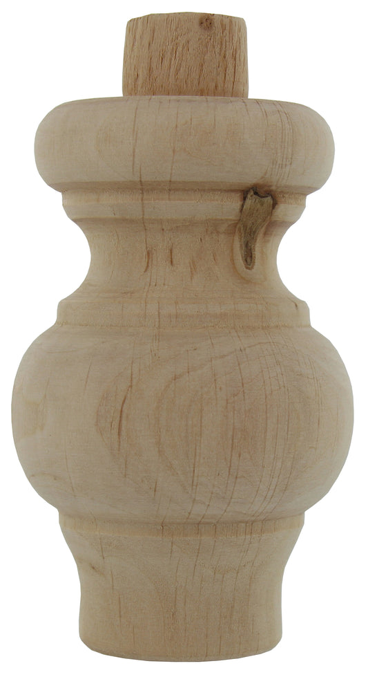 PIEDE LEGNO GREZZO ART.53009 MM.64X95