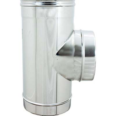 TUBO A TEE 90Â° MMF ACCIAIO INOX AISI 304