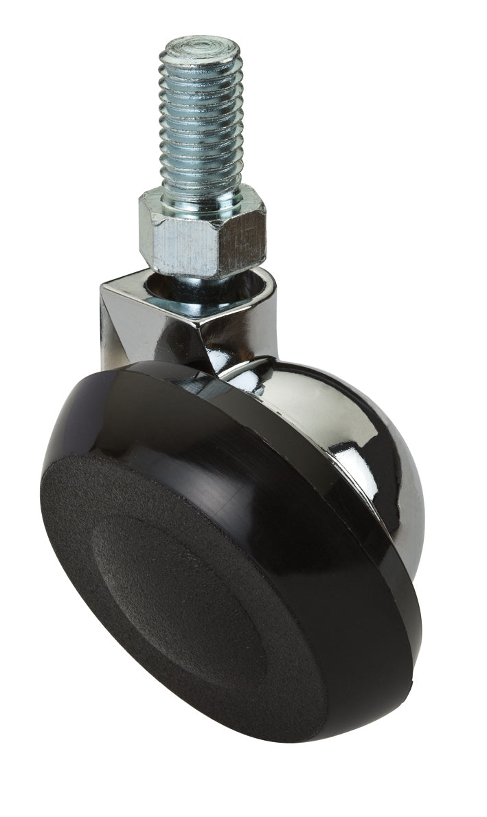 RUOTA SEMISFERICA CROM.C/PERNO 8MAX15 MM.