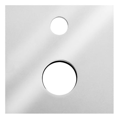 PLACCA PER MISC. INCASSO CON DEVIATORE POLAR NOSTRO ART. 272-P045     
