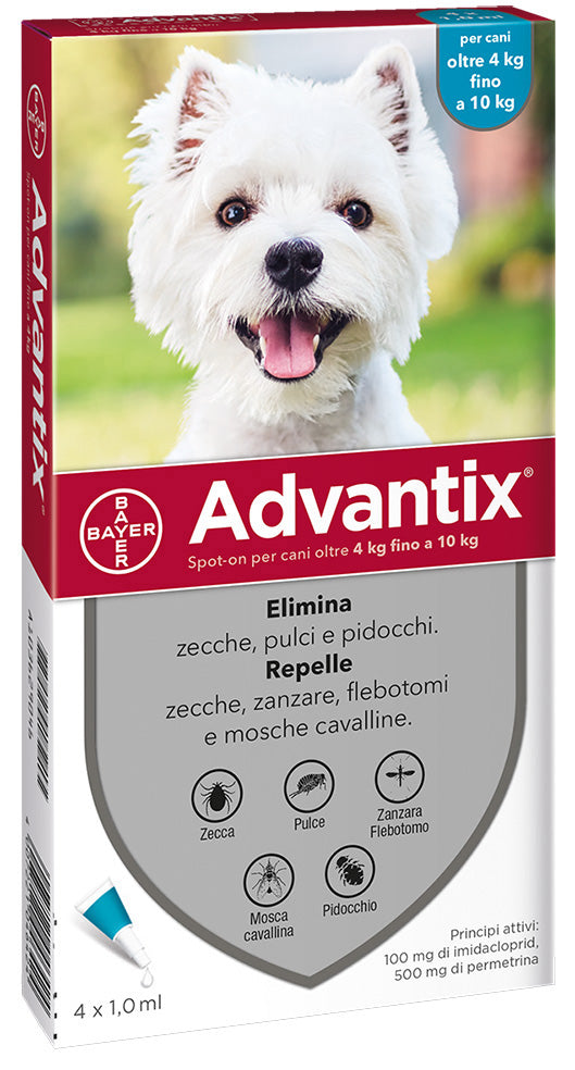 BAYER ADVANTIX SPOT ON 4P. CANI KG. 4-10