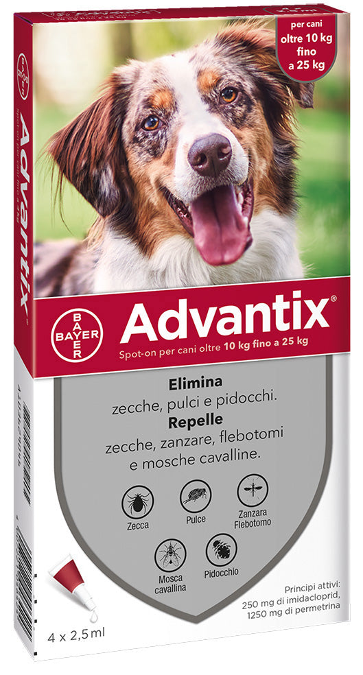 BAYER ADVANTIX SPOT ON 4P. CANI KG. 10-25