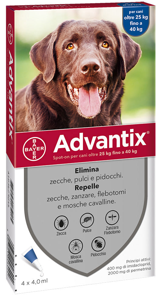 BAYER ADVANTIX SPOT ON 4P. CANI KG. 25-40