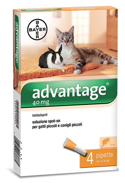 BAYER ADVANTAGE SPOT ON 40 GATTI FINO A KG.4