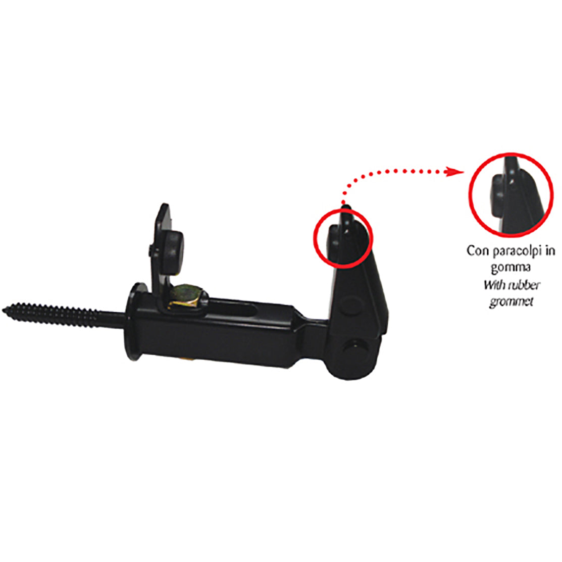 FERMAIMPOSTE ART.1210/P NERO C/VITE 120 MM