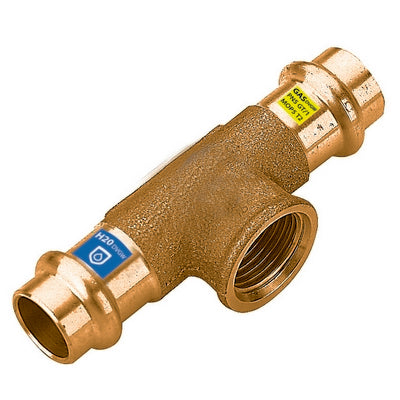 T IN BRONZO A PRESSARE FXFXFIL F ACQUA/GAS                            