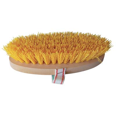 SPAZZOLA OVALE LEGNO-PPL