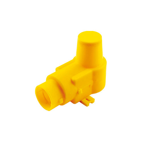 BOX IN PLASTICA PER RACCORDO CURVO CON FLANGIA                        