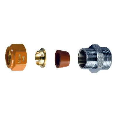 NIPLEX MASCHIO COMPLETO DI KIT DI TENUTA PER IMPIANTI SOLARI          