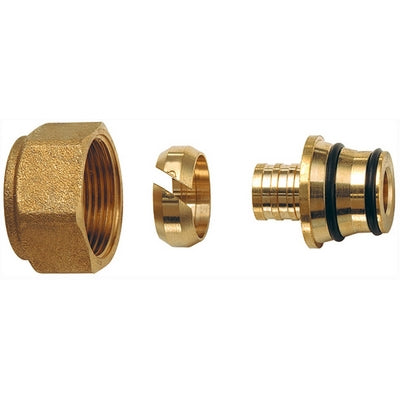 KIT PER TUBO MULTISTRATO 24x19 CALOTTA GIALLA                         