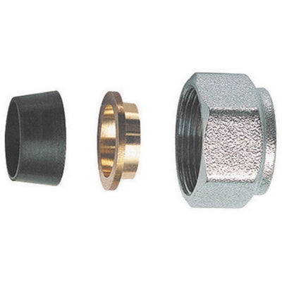 KIT DI TENUTA IN GOMMA A COMPRESSIONE PER TUBO RAME 3 PZ              