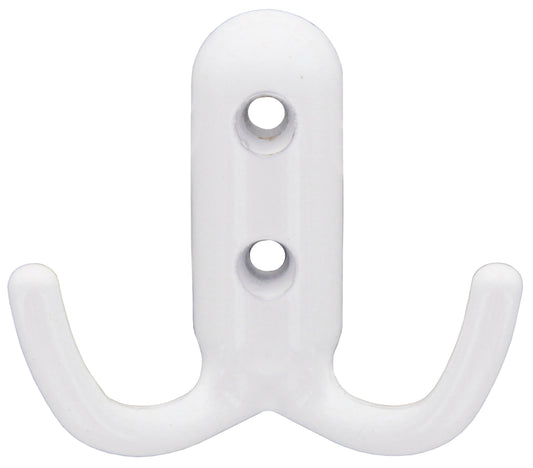 APPENDIABITI A 2 GANCI MM.45X45 BIANCO LUC.