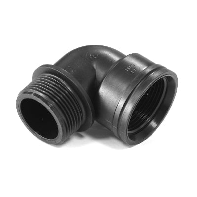 GOMITO A 90° FILETTATO IN PP                                          