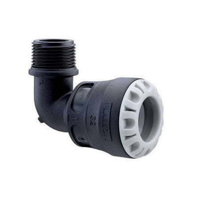 GOMITO 90° FILETTATO MASCHIO UNO