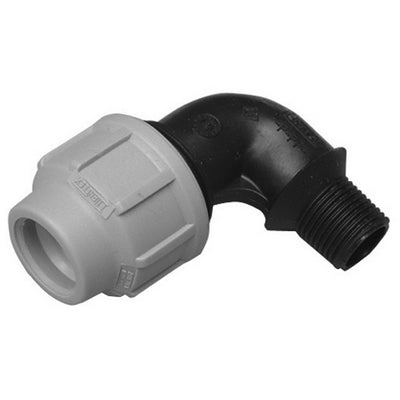 GOMITO A 90° C/DERIVAZIONE MASCHIO DIANFLEX RACCORDO PER POLIETILENE  