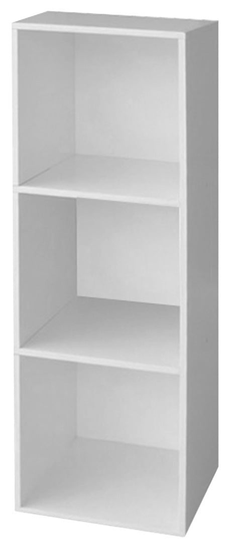 LIBRERIA MOD.CUBO 3 BIANCO CM.31X91