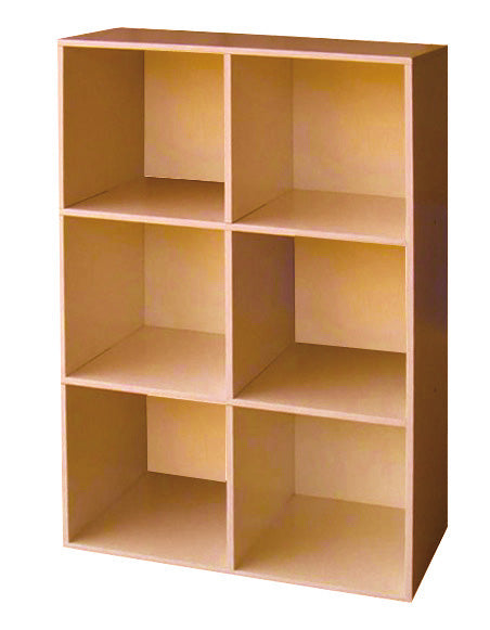 LIBRERIA MOD.CUBO 6 CILIEGIO CM.61X91