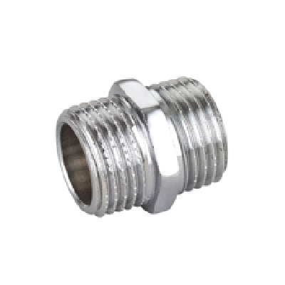 NIPPLES DIRITTO MM IN OTTONE CROMO IBP                                