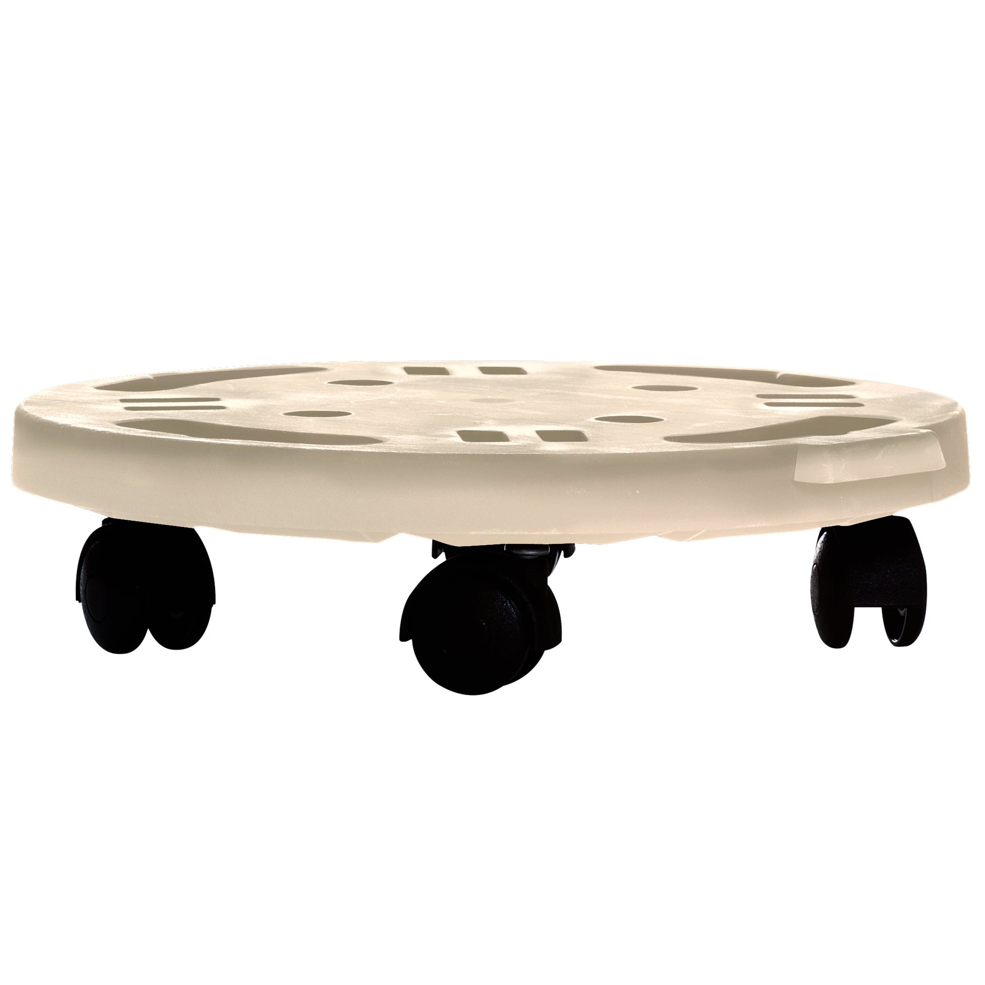 PEDANA CON RUOTE DIAM. CM.30 ECRU