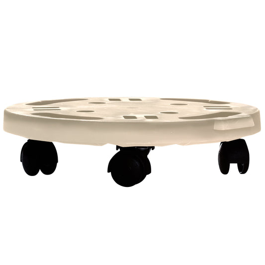 PEDANA CON RUOTE DIAM. CM.30 ECRU