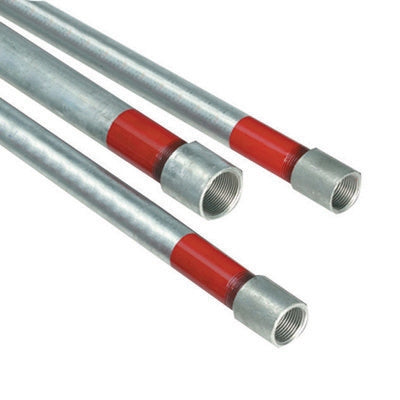 TUBO ZINCATO IN BARRE ML3 ACQUA-GAS SENZA PIOMBO SINGOLA FILETTATURA  
