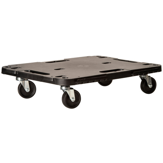 PEDANA C/RUOTE PORT. 543KG CM.58X38X12 NERA