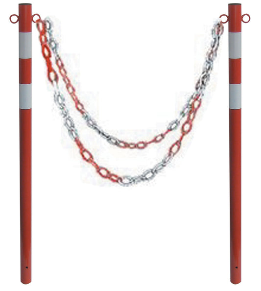 PALETTO BICOLORE INTERRATO D. MM.50 CM.120H.