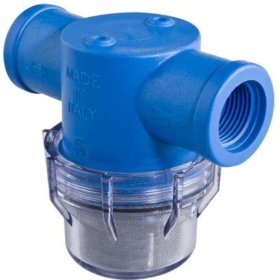 MICROFLITRO CON CARTUCCIA RETE ACCIAIO INOX                           