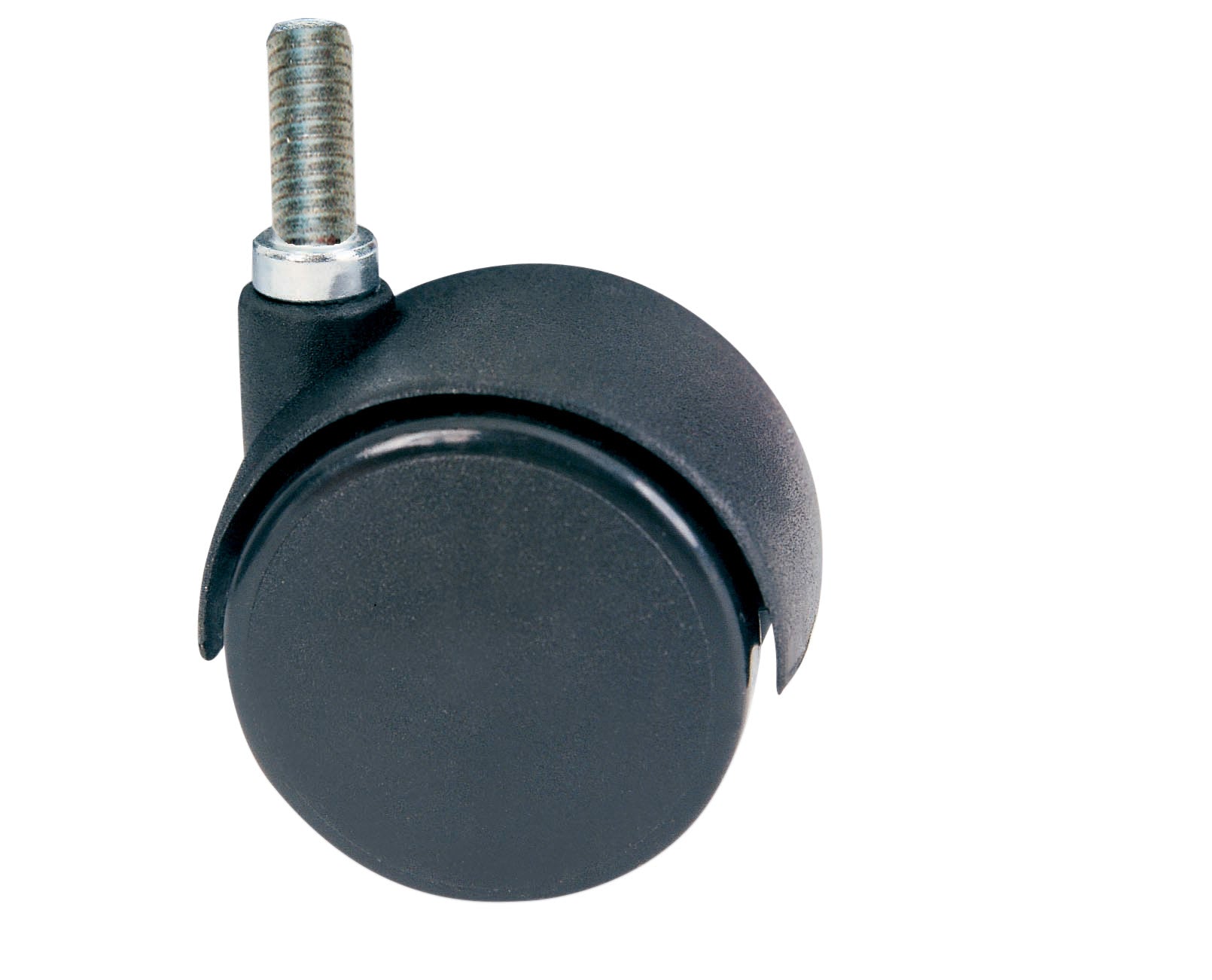 RUOTA NYLON GEMELLARE C/PERNO 8MA-15 MM.50*