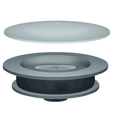 TAPPO PER POZZETTO A PAVIMENTO CON PIATTELLO INOX                     