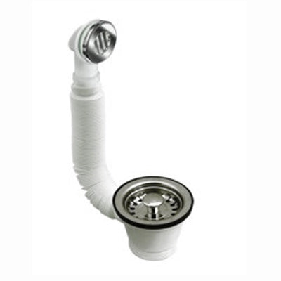 PILETTA CANESTRINO PER LAVELLI ACCIAIO INOX TONDO                     