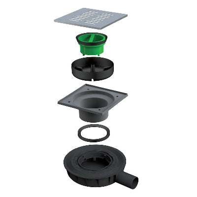 PILETTA "MINI DRAIN" SCARICO PAVIMENTO ULTRA RIBASSATO STANDARD       
