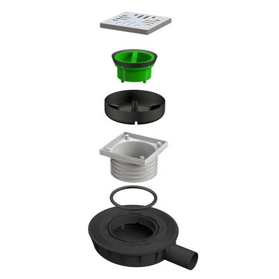 PILETTA "MINI DRAIN" SCARICO PAVIMENTO ULTRA RIBASSATO                