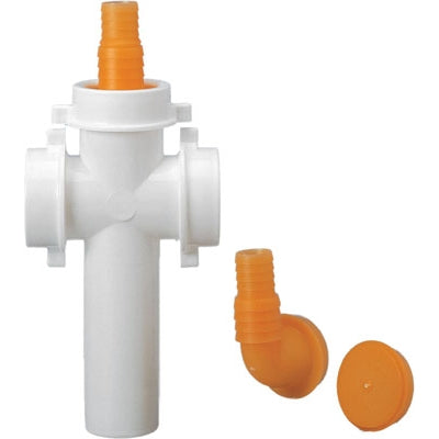 RACCORDO 3 VIE DIAM. 40 CON ATTACCO LAVATRICI E LAVASTOVIGLIE 120MM   