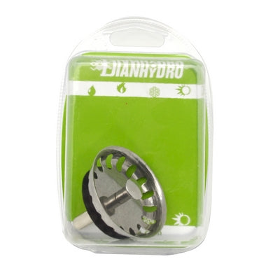 TAPPO CESTELLINO INOX DM 52 MOD. LUX PER PILETTA BLISTER              