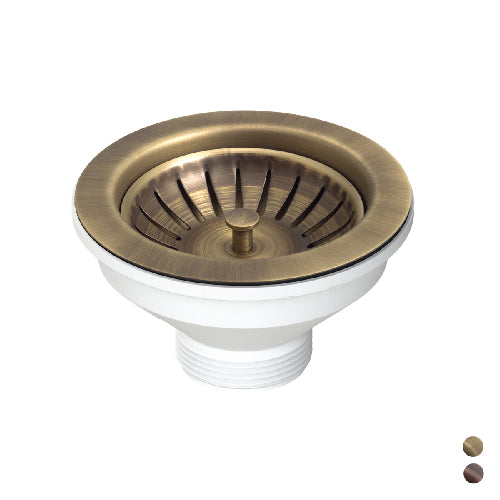 PILETTA 114 MM PER LAVELLO CON FORO 90 MM                             
