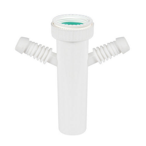 CANOTTO CON 2 ATTACCHI PER LAVATRICE LAVASTOVIGLIE                    