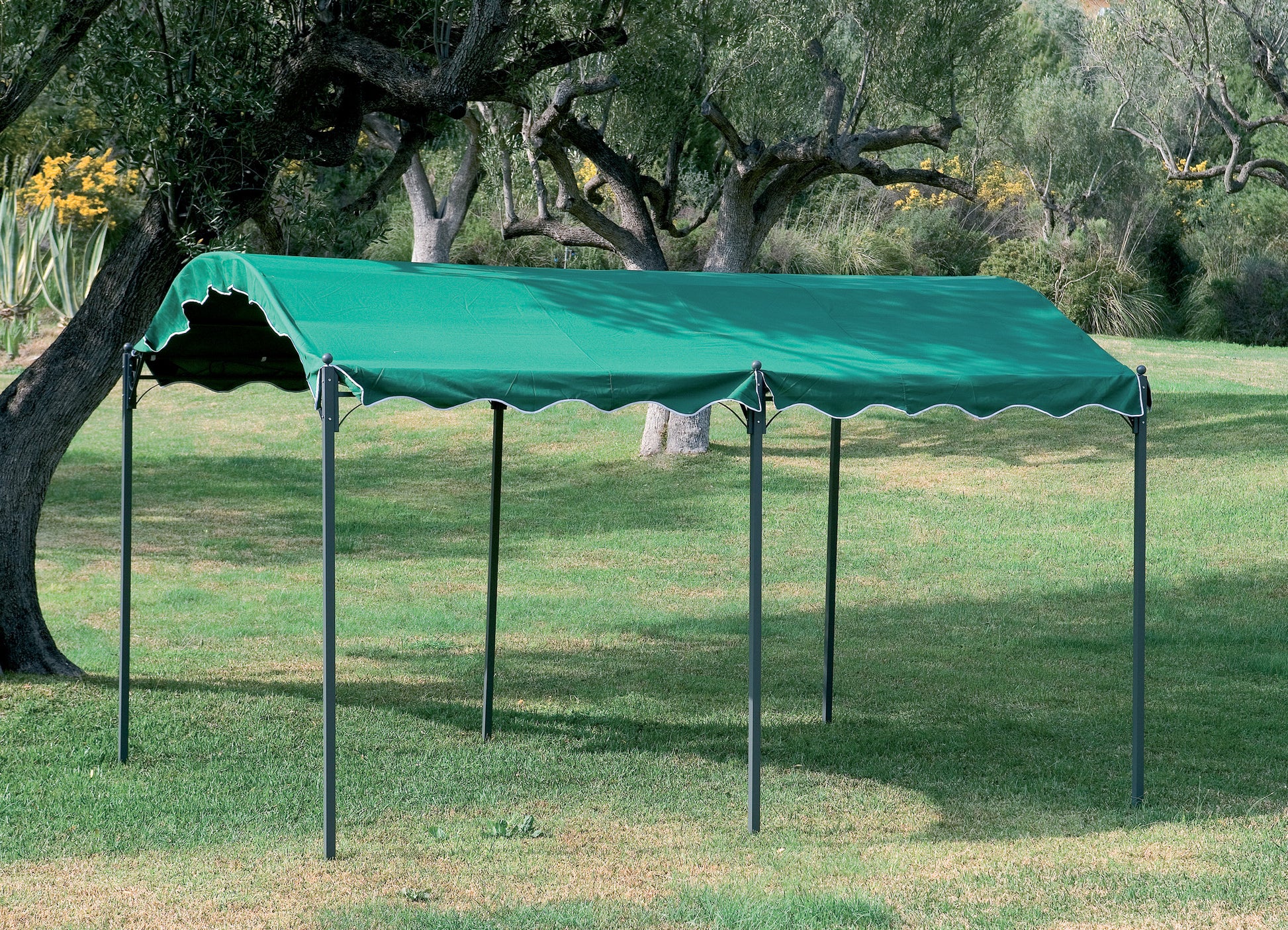 GAZEBO IN METALLO MT.3X4 CARPORT VERDE