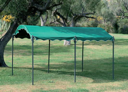 GAZEBO IN METALLO MT.3X4 CARPORT VERDE
