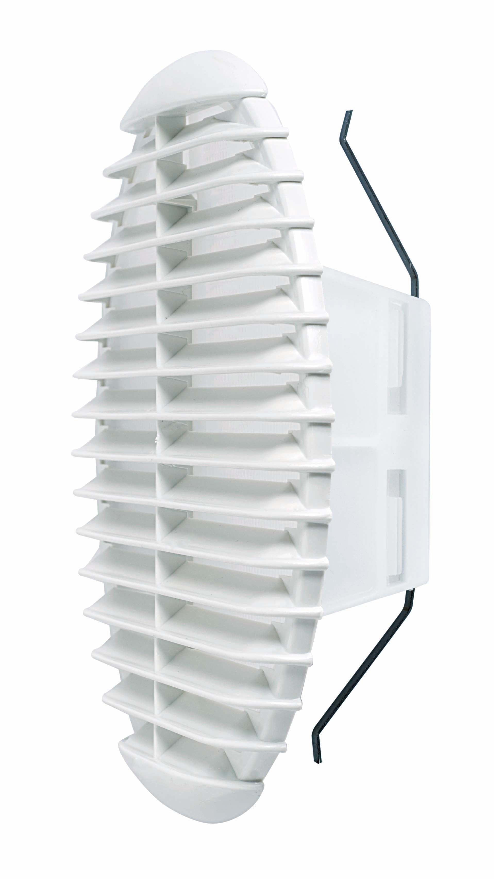 GRIGLIA AERAZ.PLAST.C/MOLLE+ZANZAR.D.125-160