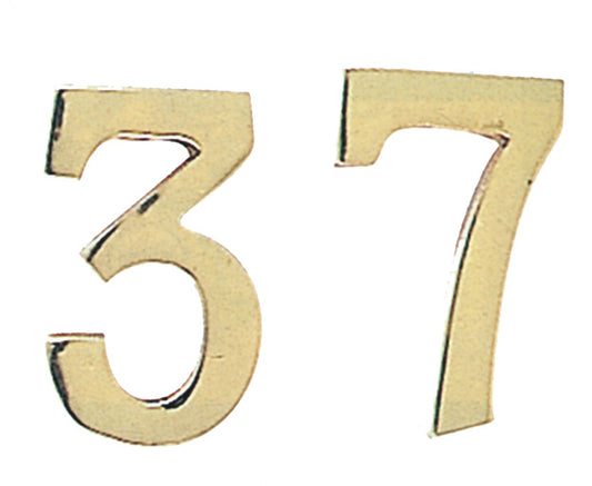 NUMERO CIVICO IN OTTONE 0 MM.100