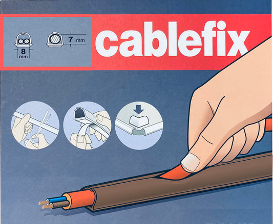 CANALINA ADES.INOFIX 8X7MM LUNGH.4MT MARRONE