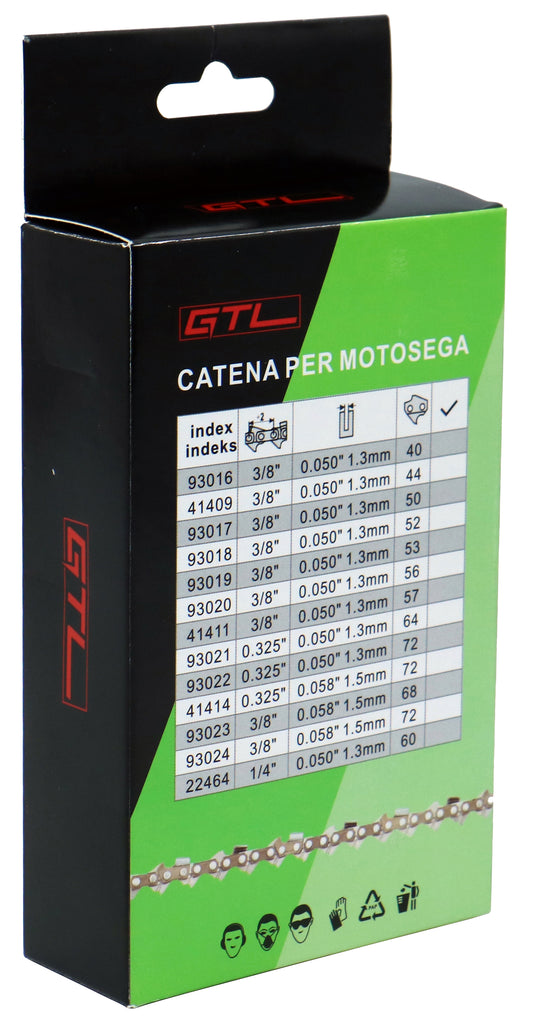 CATENA 3/8 1,3-44E X MOTOS.KT2500 CM.30/12