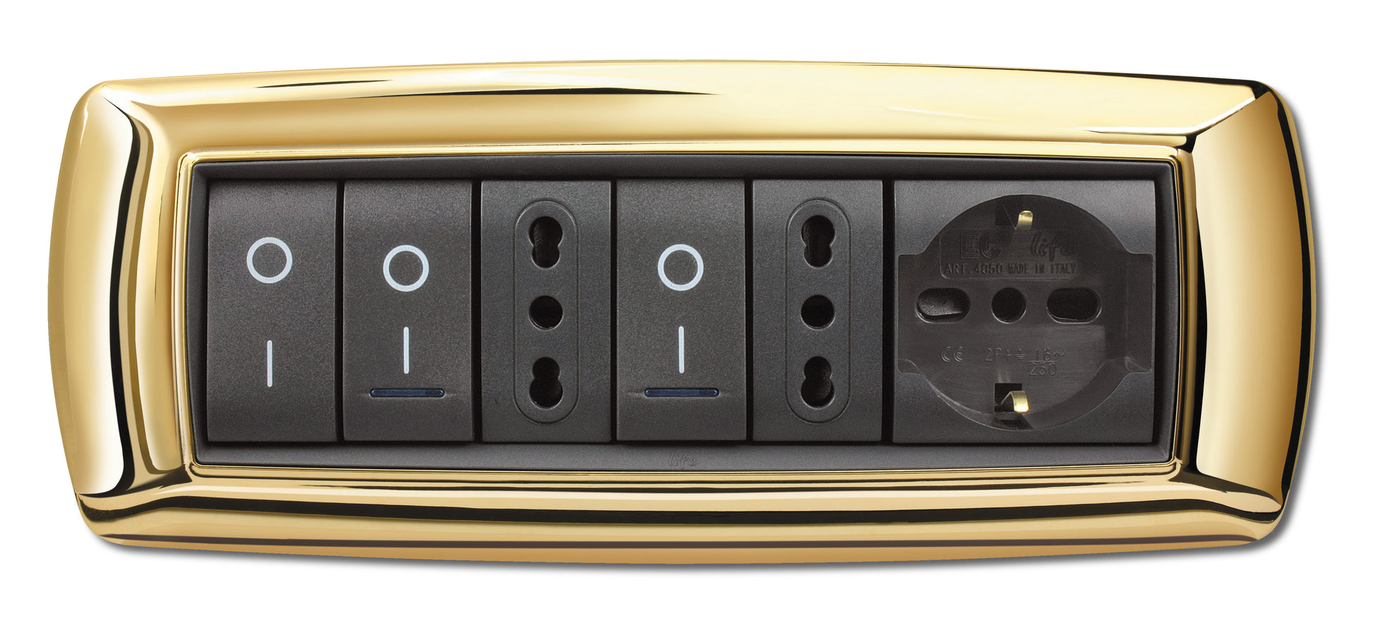 PLACCA LIFE MOD. LIVING PLAST. ORO 7P