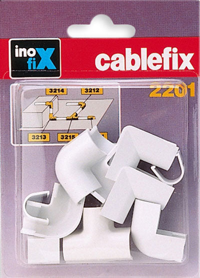 GIUNTI X CANALINA INOFIX (CF.10PZ) BIANCO