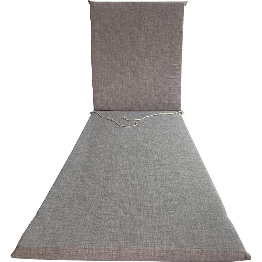 CUSCINO GARDEN GRIGIO LETTINO H.4,5 CM.190X60