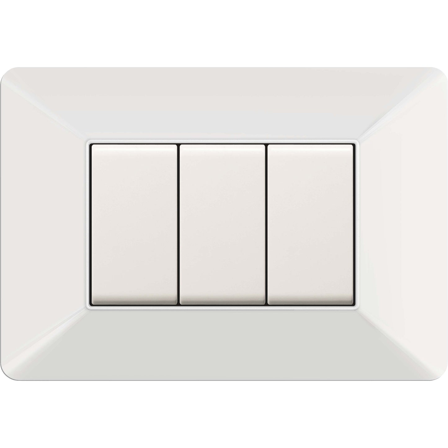 PLACCA EASY MOD. MATIX  BIANCA 3P