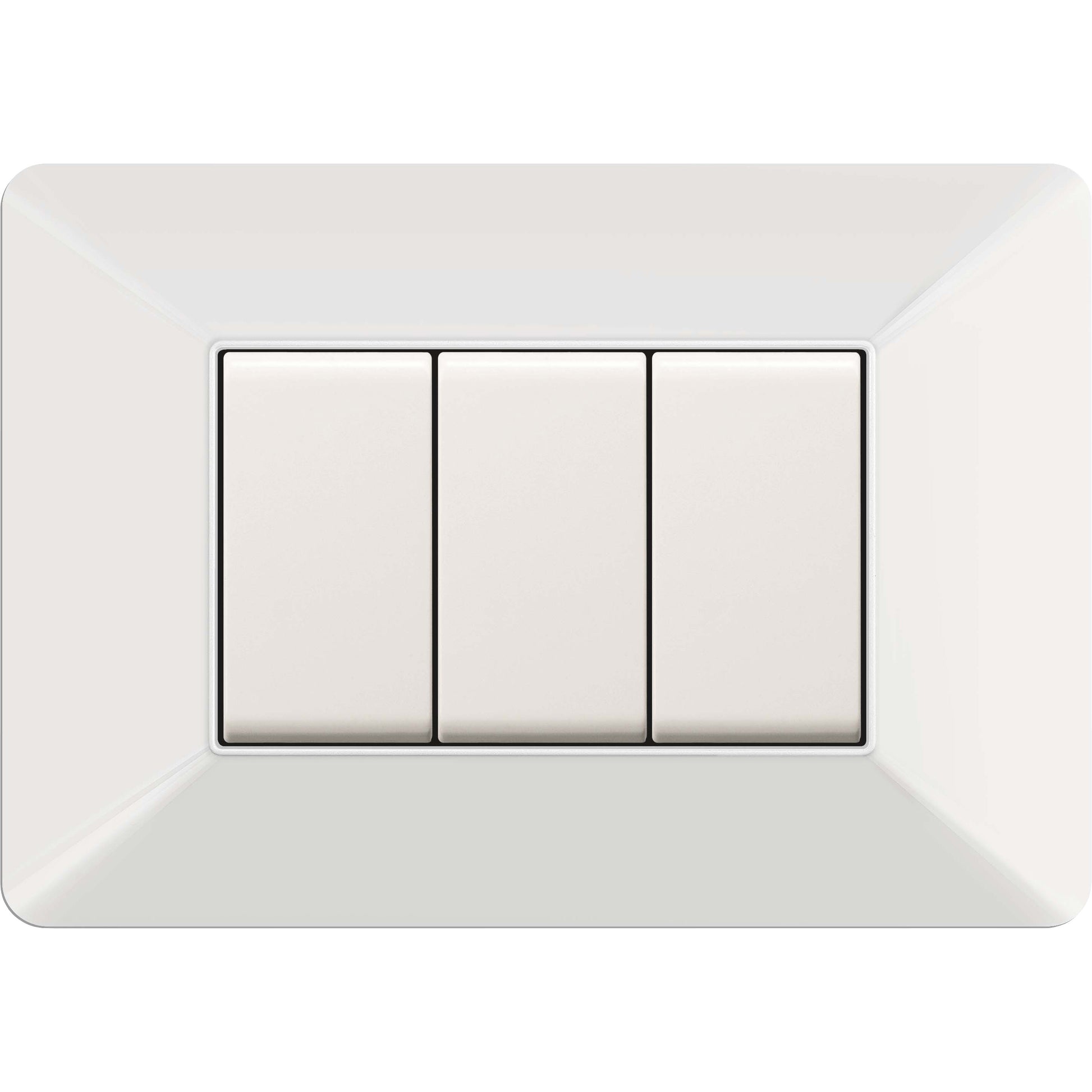 PLACCA EASY MOD. MATIX  BIANCA 3P