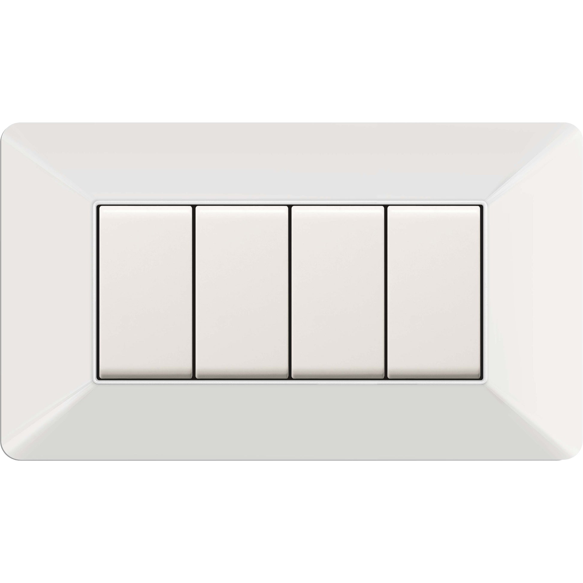 PLACCA EASY MOD. MATIX  BIANCA 4P